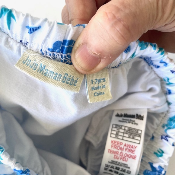 Jojo Maman BéBé “Ocean Turtle” Swim Shorts w Built-in Swim Diaper UK Sz 12-24M - Picture 5 of 7